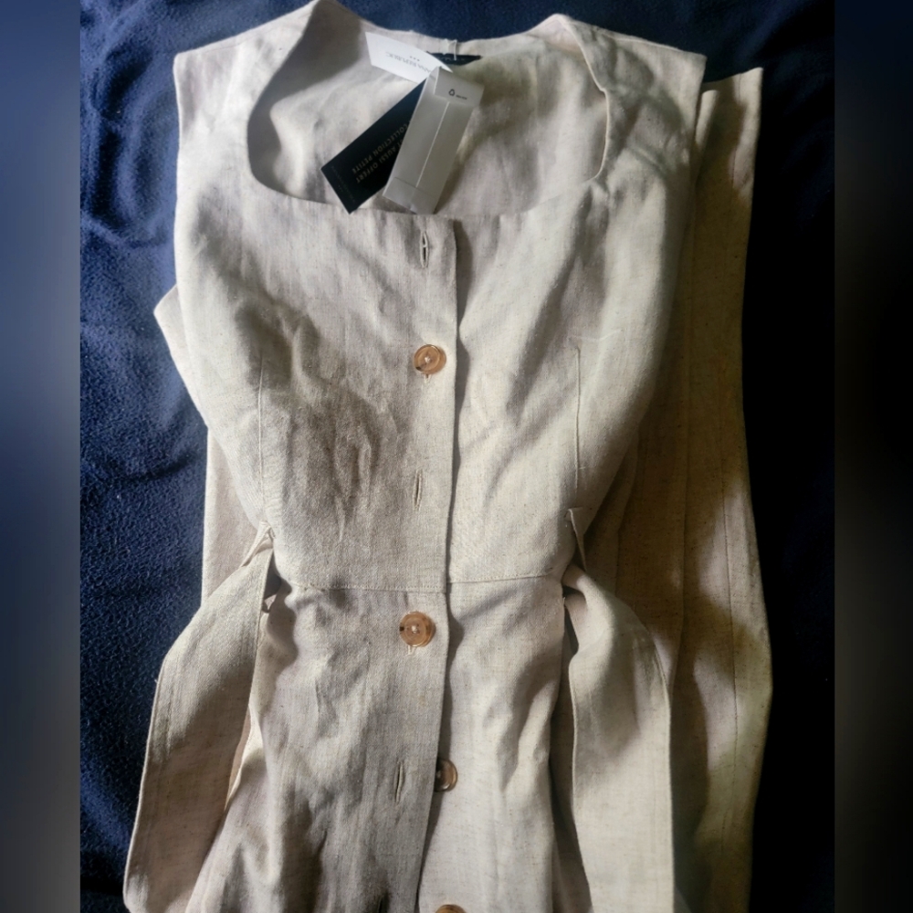 NWT Banana Republic Linen  Dress